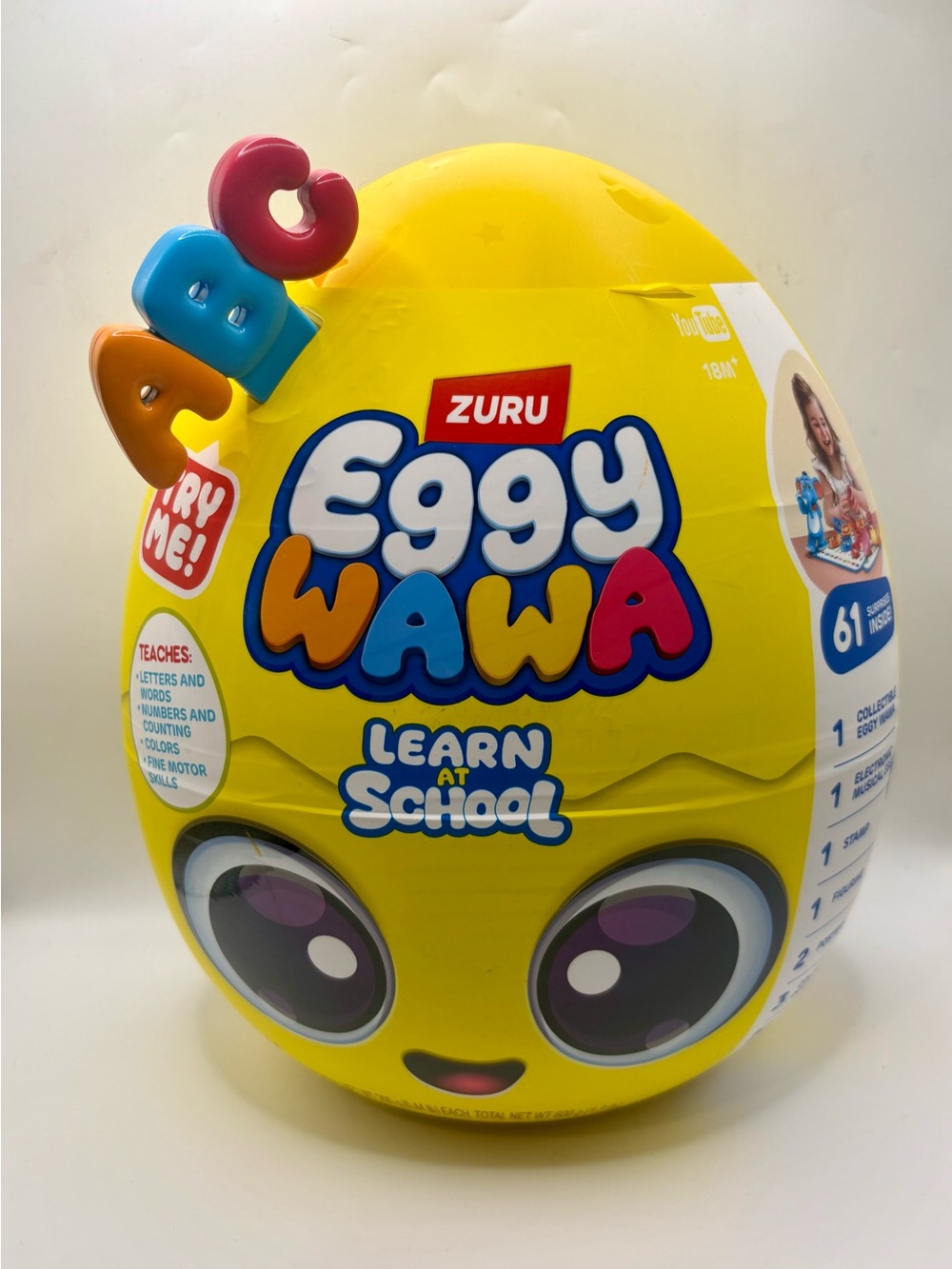 Eggy Wawa Learn at School Interactive Toy - Yellow